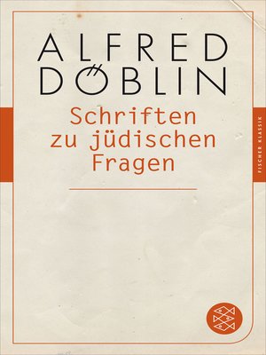 cover image of Schriften zu jüdischen Fragen